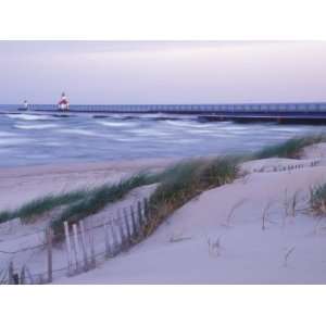  Saint Joseph Lighthouse, Lake Michigan, USA Premium 