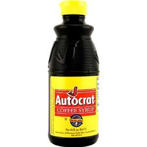 Autocrat Coffee Milk Syrup   16 oz Grocery & Gourmet Food