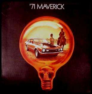 1971 Ford Maverick ORIGINAL Color Brochure 71  