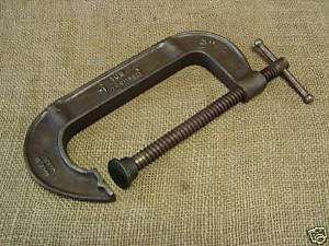 Vintage Jorgensen Cast Iron Clamp Antique Tool Tools *  