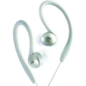  JVC HA EBX5 S SPORT CLIP IN EAR HEADPHONES (SILVER 