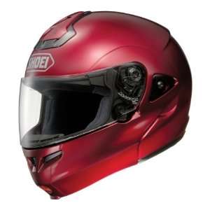 Shoei Multitec Helmet   Wine Red   2XL Automotive
