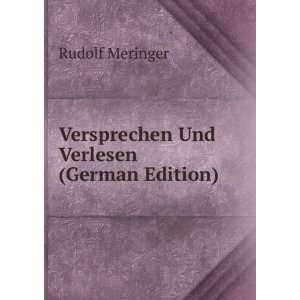  Versprechen Und Verlesen (German Edition) (9785877068773 