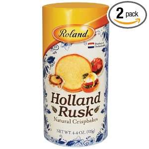 Roland Original Holland Toast , 3.5 Ounces Packages (Pack of 2 