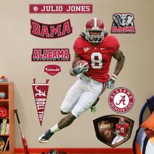  Julio Jones Alabama Crimson Tide Fathead Sports 