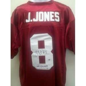  Julio Jones Autographed Jersey   Alabama 09 Champs PSA DNA 