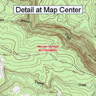   Map   Morgan Springs, Tennessee (Folded/Waterproof)