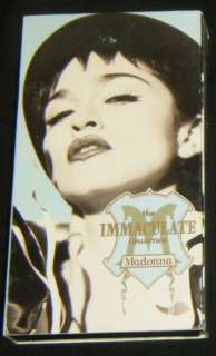 MADONNA Immaculate Collection VHS   Previously Viewed  