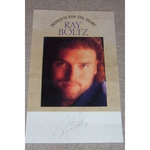   Poster of Moments for the Heart    Ray Boltz    approx 8.5 x 14