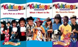 KIDSONGS LOT OF 3 New Sealed VHS Videotapes  