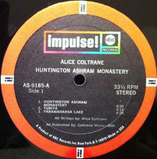 ALICE COLTRANE huntington ashram monastery LP AS 9185  