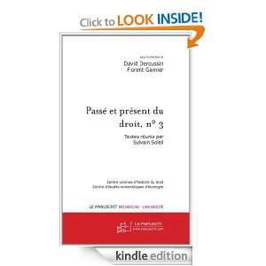   et présent du droit, n° 3 (Recherche Université) (French Edition