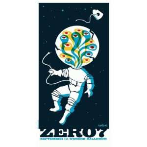  Zero 7 Portland Original Concert Poster DAN STILES