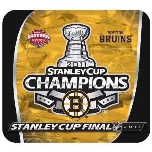 NHL Boston Bruins 2010 2011 Stanley Cup Champions Sublimated Mouse Pad