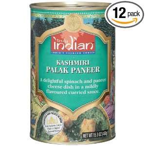 Truly Indian Kashmiri Palak Paneer, 15.8 Ounce Cans (Pack of 12 