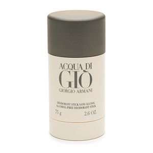 Giorgio Armani Acqua Di Gio for Men Deodorant, Alcohol Free, 2.6 fl oz