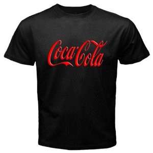  Coca  Cola Logo New Black T shirt Size L Everything 