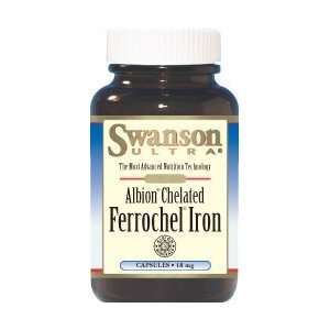  Albion Chelated Ferrochel Iron Glycinate 18 mg 180 Caps 