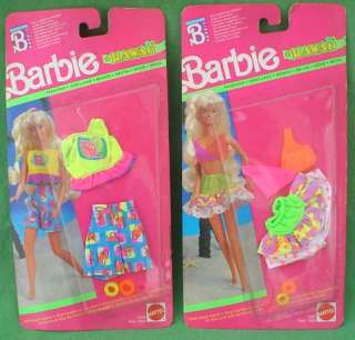Lot of two rare Barbie clothes  HAWAI I  mint in the packages 