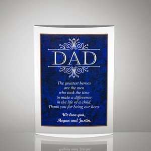  Handsome Dad Gift Plaque with Poetry Inscription Baby