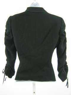 MOSCHINO CHEAP & CHIC Black Wool Blazer Jacket Sz 4  