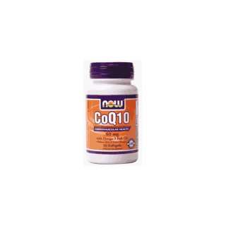  CoQ10 60 mg w/Omega 3 Fish Oils by NOW Foods   (60mg   30 