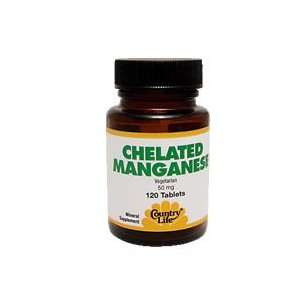  Chelated Manganese 50mg 120 Tablets Health & Personal 