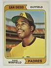 1974 TOPPS 456 DAVE WINFIELD ROOKIE RC VG EX B1942  