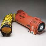 Allegro 8 DC Compaxial Manhole Blower w/ 25 duct  