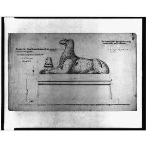  Sphinx Design,Joseph Goldsborough Bruff (1804 1889)