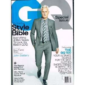  G Q Magazine (apr 2012) The Style Bible Introducing the G 