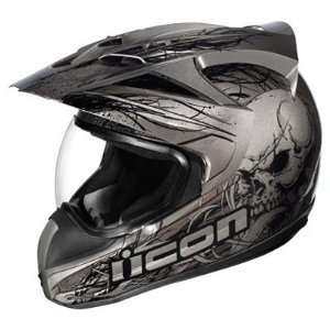  Icon Variant Graphic Off Road Helmet   Etched Black X 