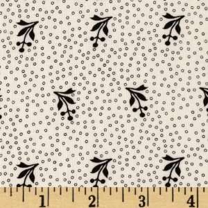  44 Wide Stack & Whack Flower Toss Black/White Fabric By 