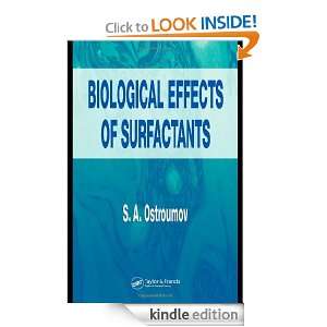 Biological Effects of Surfactants S.A. Ostroumov  Kindle 