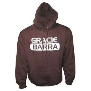  Gracie Barra Hooded Brown Sweatshirt