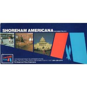  Post Card SHOREHAM AMERICANA WASHINGTON D.C. Everything 