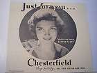   1932 Chesterfield Cigarettes Ad Pic of Woman Altered Art Supplies