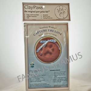  Clay Paws Capture the Love Terra Cotta Gift Kit. Pet 