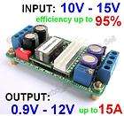 HIGH (95%) Eff. 100W 15A DC power supply converter module 10 15V to 0 