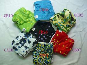 ALVA BABY reusable cloth pocket diapers one size USA seller  