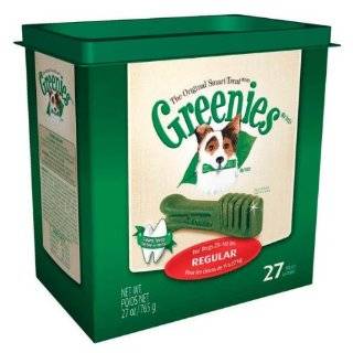 Greenies Dental Chews for Dogs, Regular, Pack of 27 by Greenies