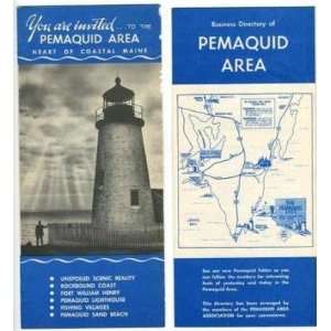  Pemaquid Maine Area Brochure & Business Directory 