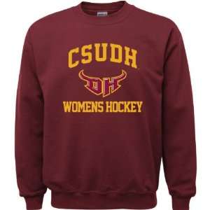 Cal State Dominguez Hills Toros Maroon Youth Womens Hockey Arch 