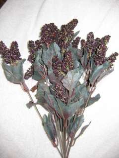 Home InteriorsAmaranthus Seed Spray Bush Purple NIB  