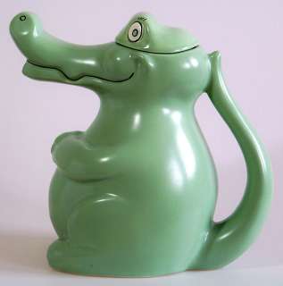 Vintage Carlton Ware England Croc Crocodile Alligator Teapot Tea Pot 