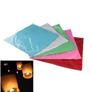  100 Pack Fire Sky Lantern Flying Paper Wish Balloon Color Mix   Red 