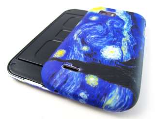 STARRY NIGHT HARD SHELL SNAP ON CASE COVER LG MYTOUCH Q C800 PHONE 