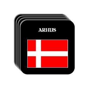  Denmark   ARHUS Set of 4 Mini Mousepad Coasters 