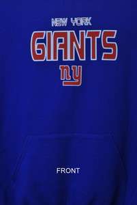 NEW YORK GIANTS HOODIE NAME INCLUDED ON BACK   