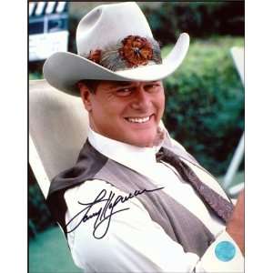   Autographed By Jr Ewing Actor Larry Hagman Larry Hagman Collectibles